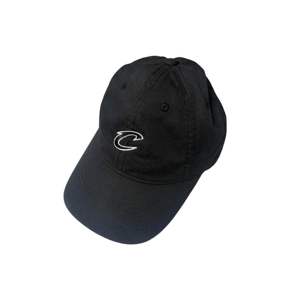 Cleveland Cavaliers NBA Black Script C Adjustable Dad Hat - Mitchell & Ness